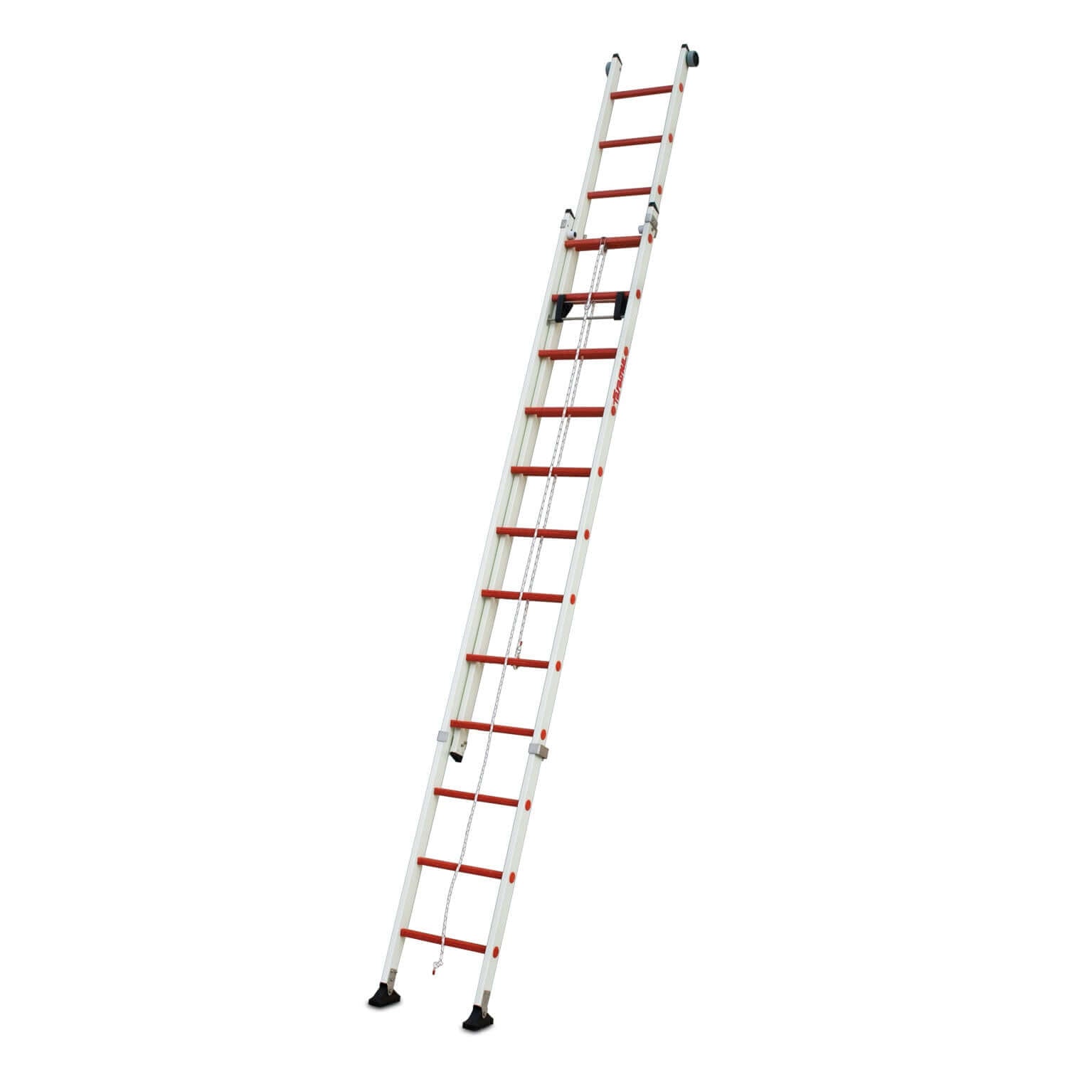 2TFVE400 | 2TFVE | Escalera extensible manual con cuerda de fibra de vidrio Peldaños 14+14