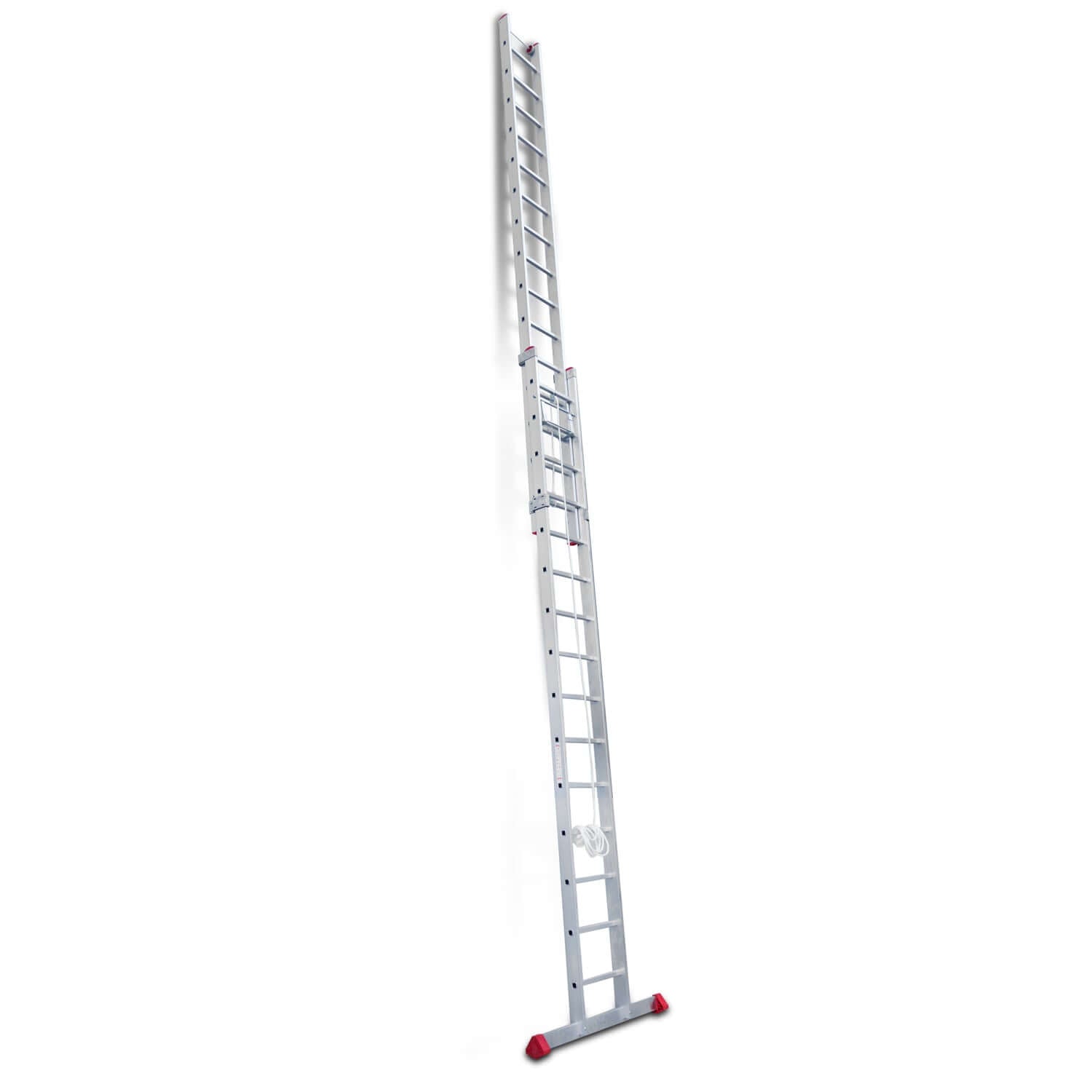 EN215 | EN200 | Escalera extensible mecánica con cuerda Peldaños 15+15