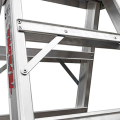 NDS6 | NDS | Escalera de tijera de doble subida Peldaños 6+6