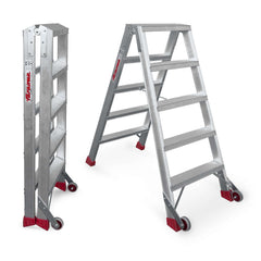 NDS5 | NDS | Escalera de tijera de doble subida Peldaños 5+5