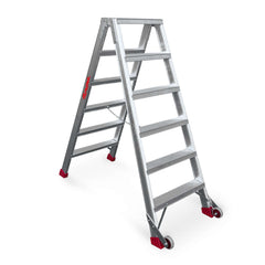 NDS6 | NDS | Escalera de tijera de doble subida Peldaños 6+6