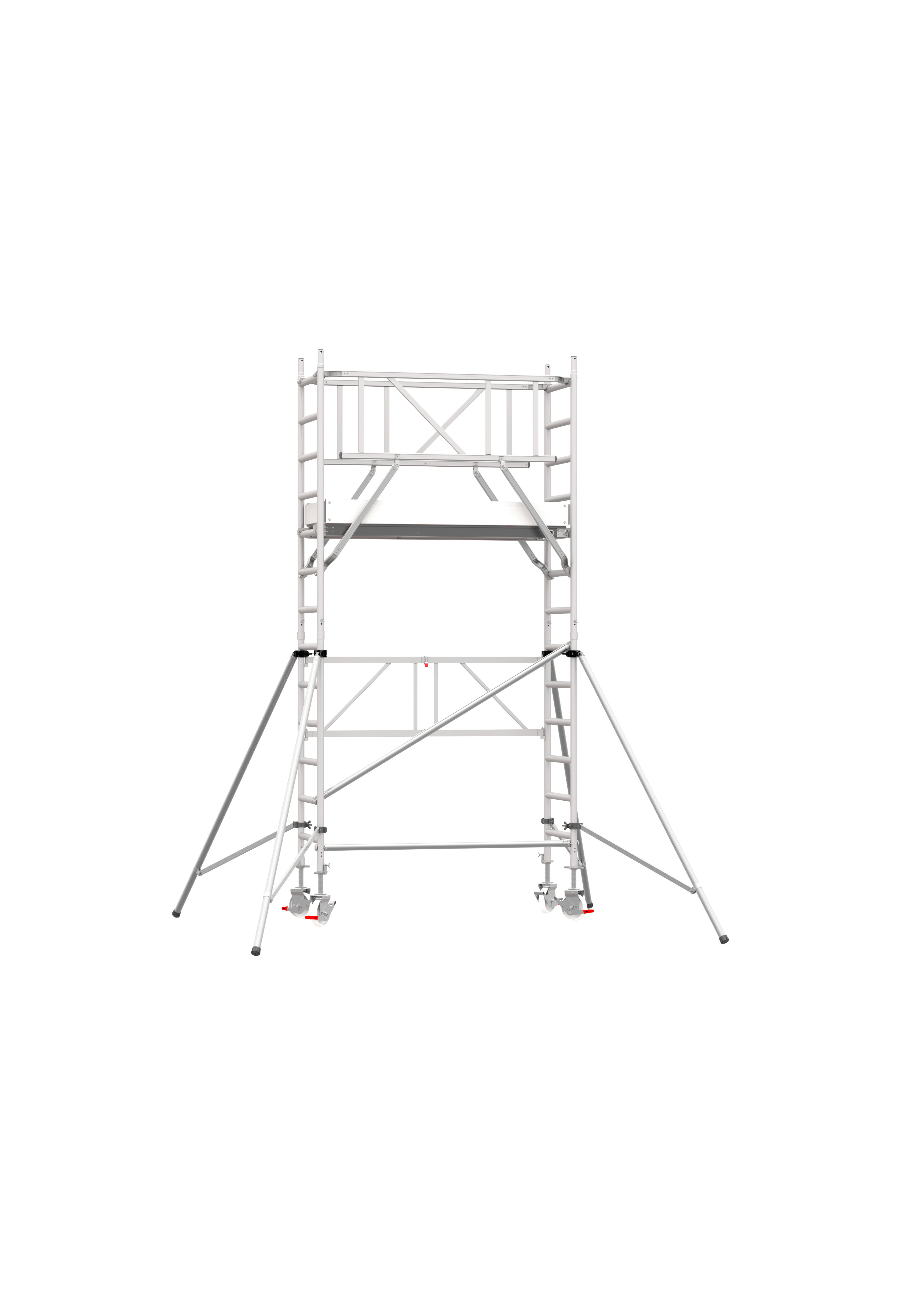 ANDAMIO ALUMINIO SCAFLINE BASE PLEGABLE LINE 75x190 2,80m plataforma - 4,80m trabajo