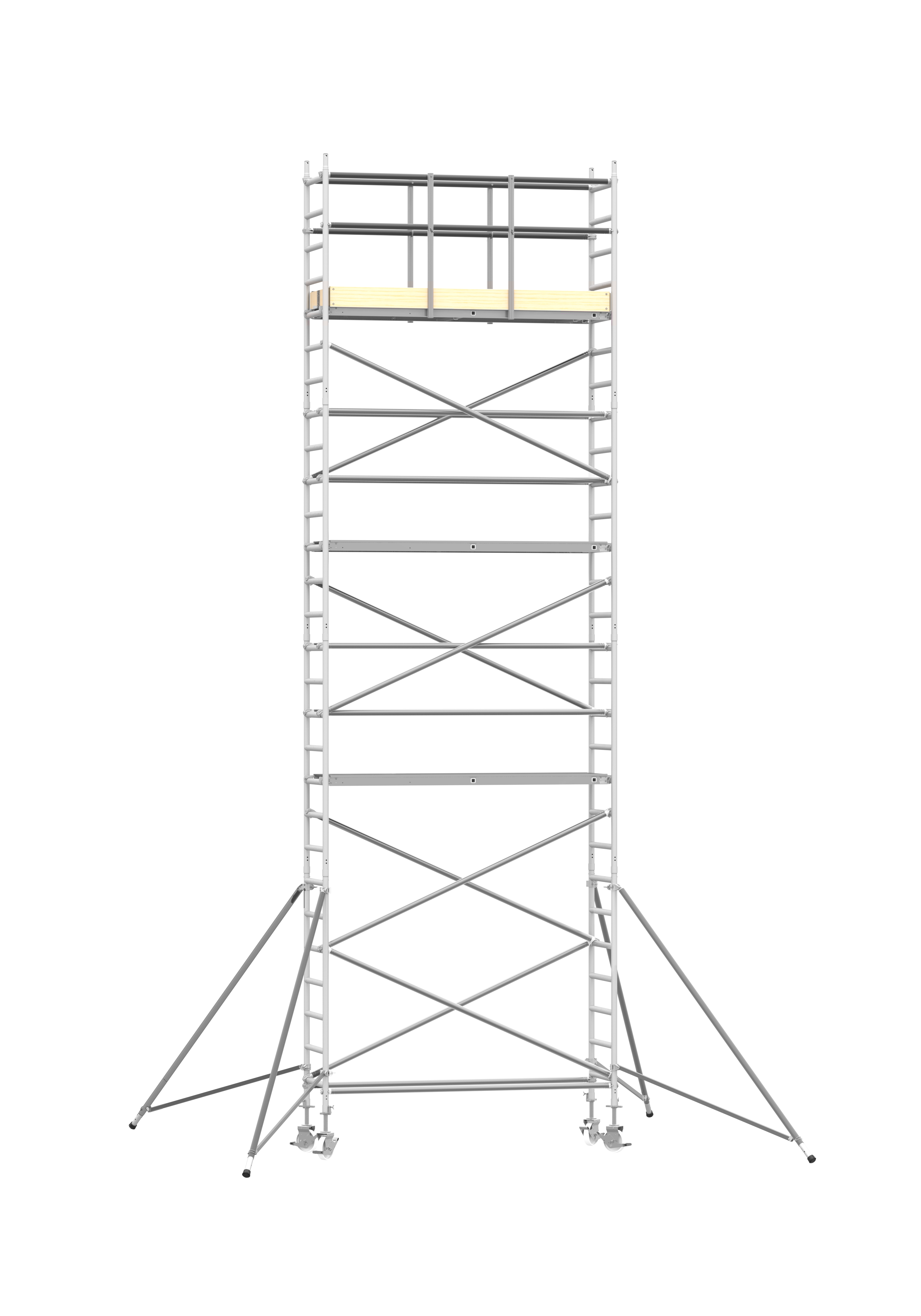 ANDAMIO ALUMINIO SCAFLINE PRO PARED 75x250 7,20m plataforma - 9,20m trabajo