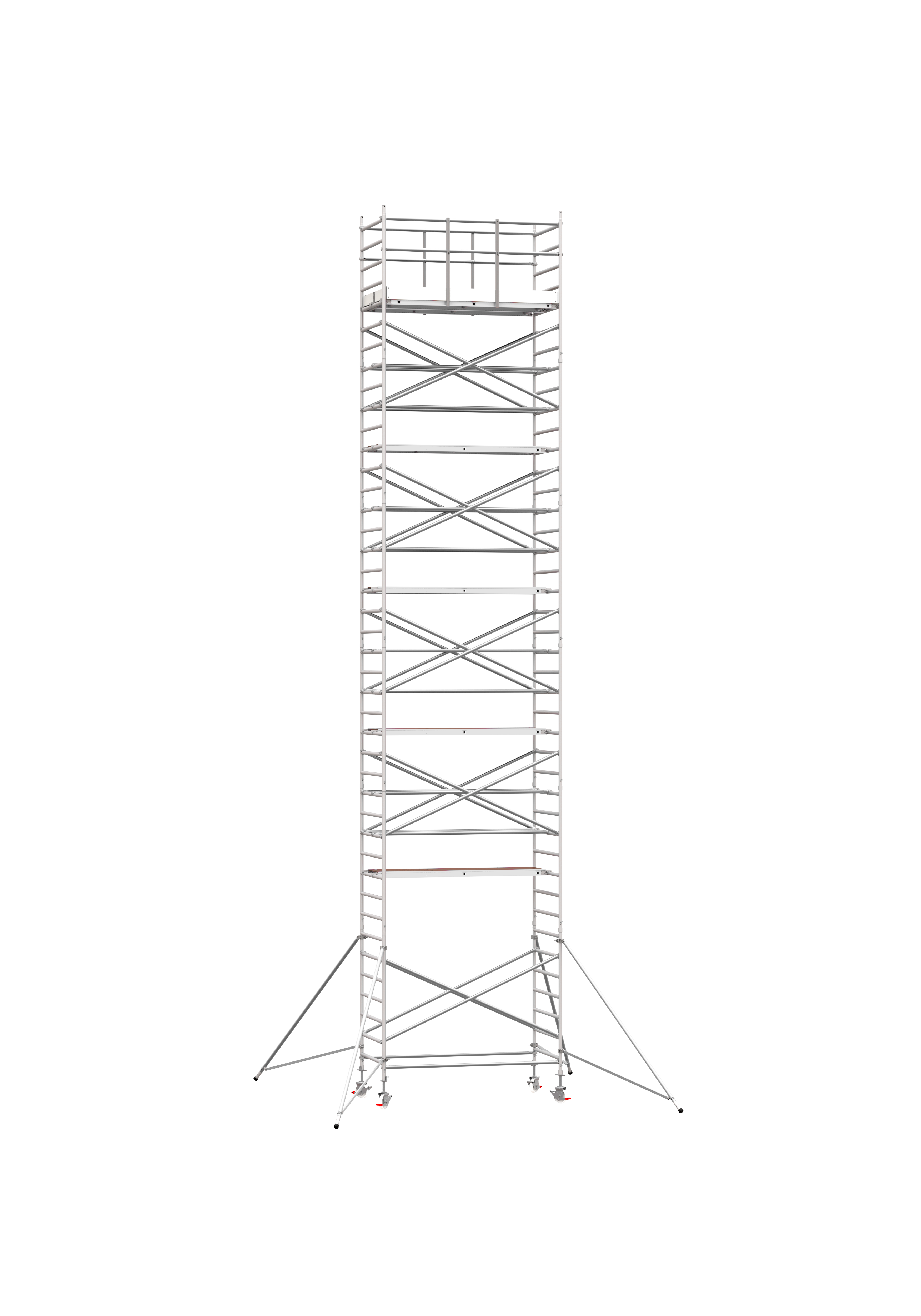 ANDAMIO ALUMINIO SCAFLINE LINE AUTOPORTANTE 135x250 11,20m plataforma - 13,20m trabajo