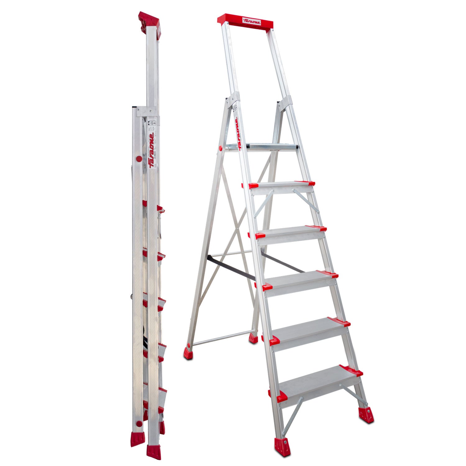 EN946 | ELEGANCE | Escalera de tijera con peldaños cómodos Peldaños 6