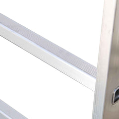 EN215 | EN200 | Escalera extensible mecánica con cuerda Peldaños 15+15