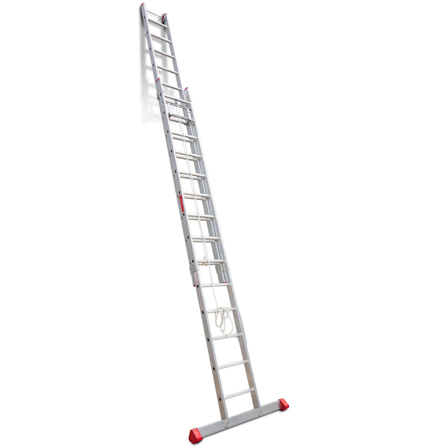 EN215 | EN200 | Escalera extensible mecánica con cuerda Peldaños 15+15