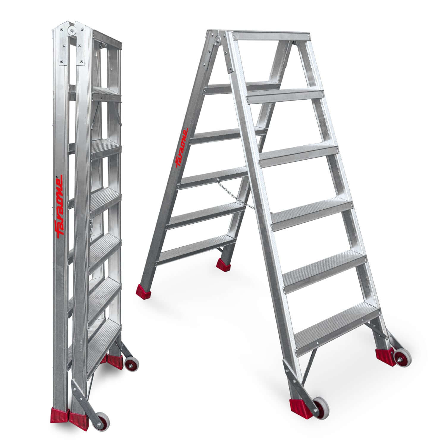 NDS6 | NDS | Escalera de tijera de doble subida Peldaños 6+6