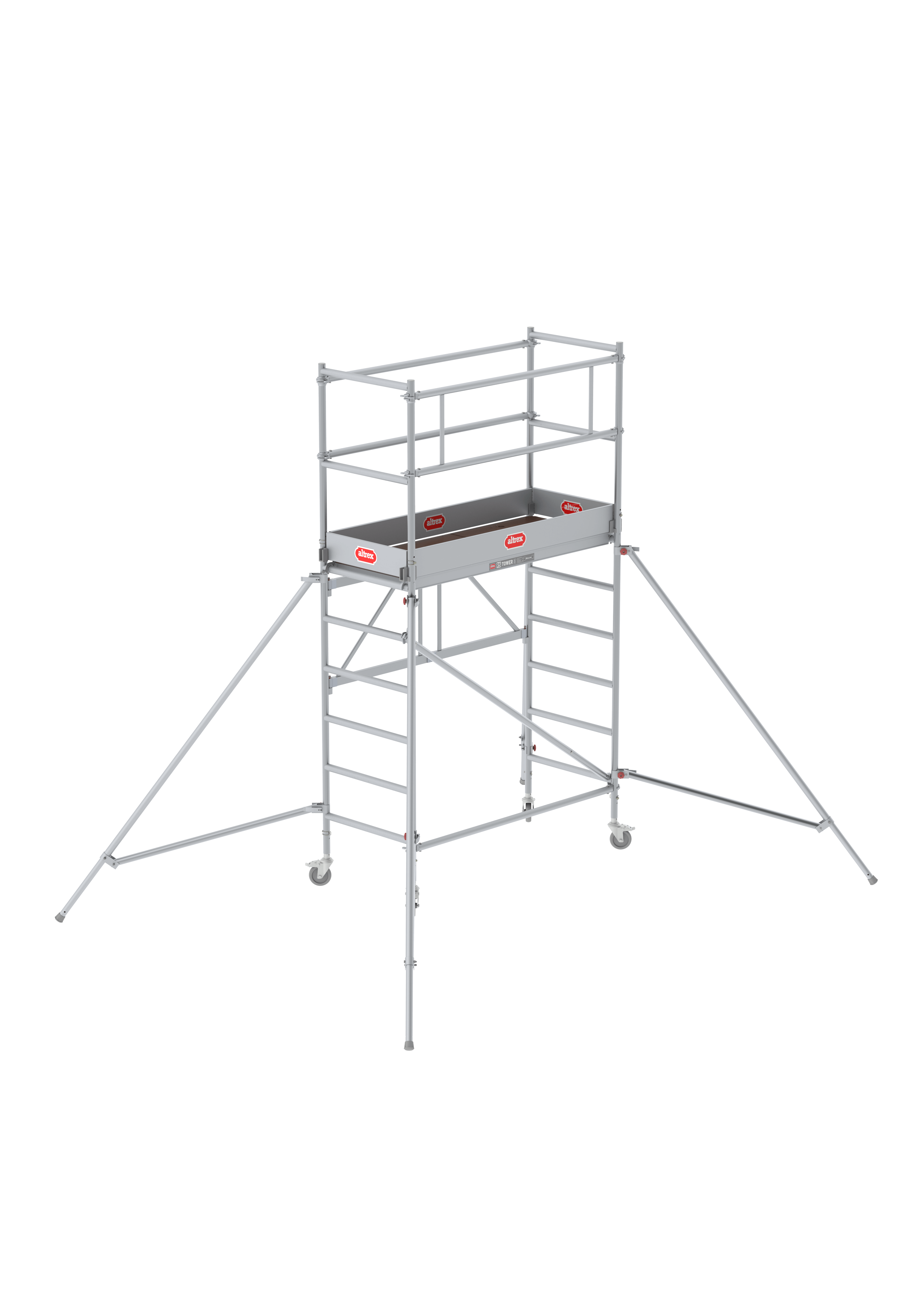 ANDAMIO ALUMINIO ALTREX RS TOWER 34 Módulo 1+2 75x165 1,80m plataforma - 3,80m trabajo