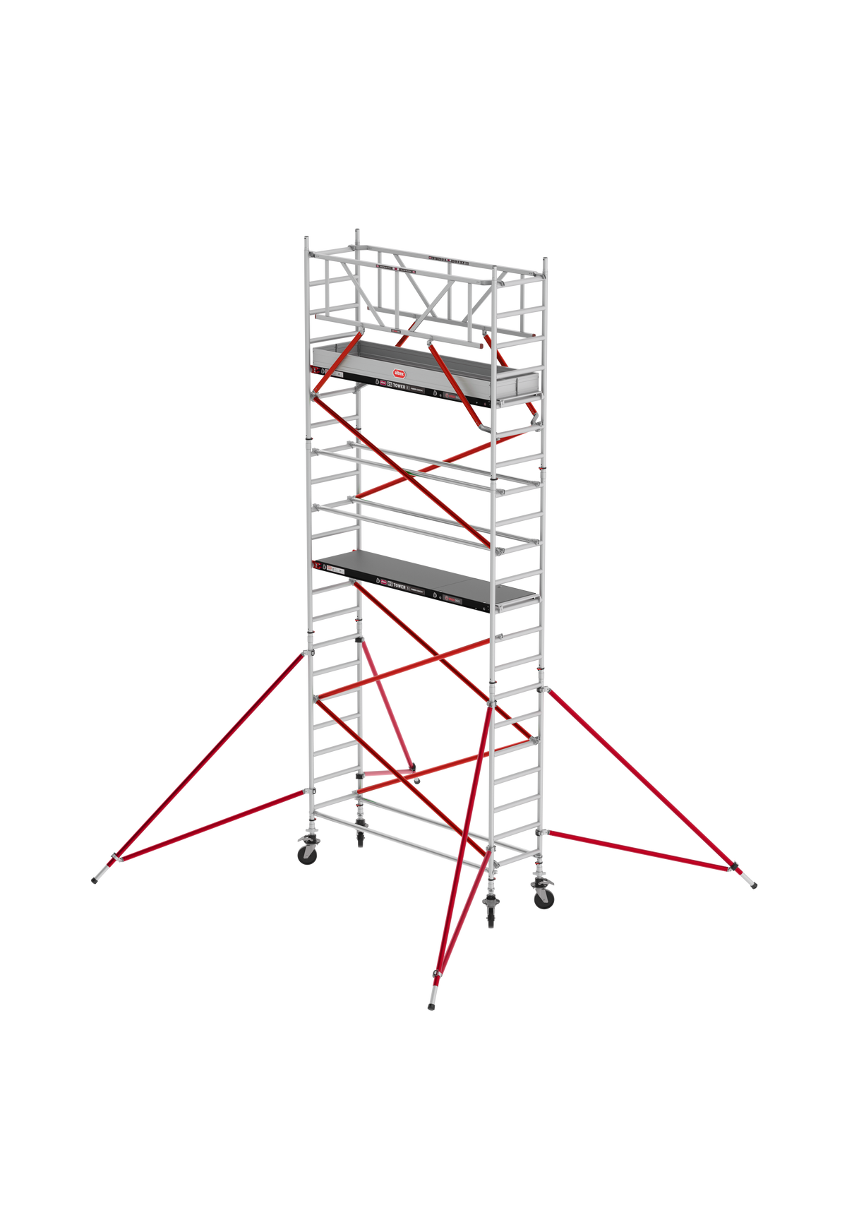 ANDAMIO ALUMINIO ALTREX RS51 TIRANTES 75x185 5,20m plataforma - 7,20m trabajo