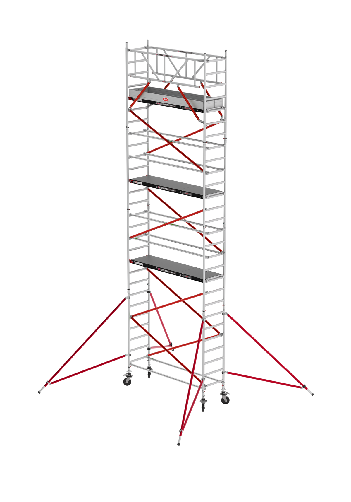 ANDAMIO ALUMINIO ALTREX RS51 TIRANTES 75x245 7,20m plataforma - 9,20m trabajo