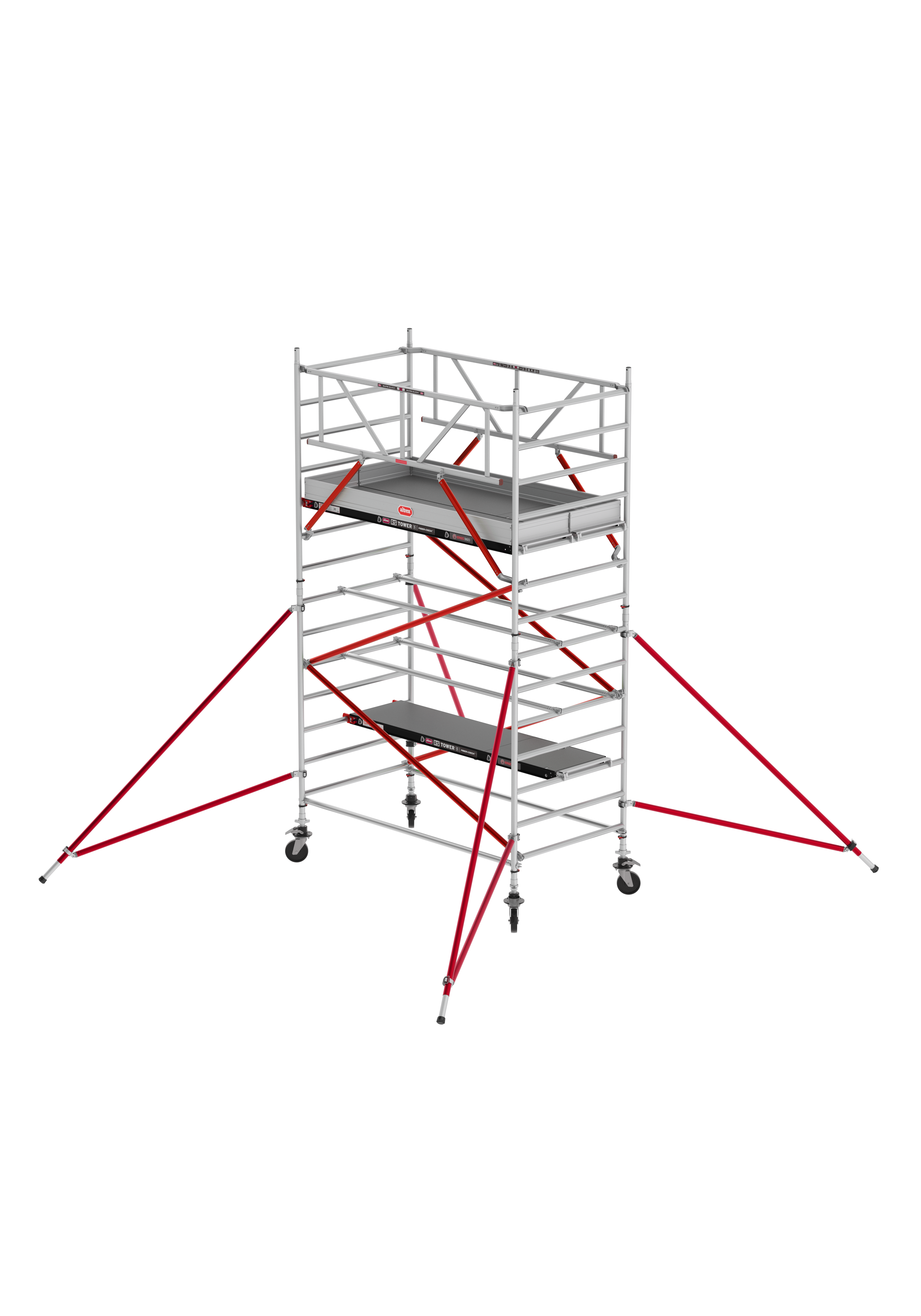 ANDAMIO ALUMINIO ALTREX RS52 TIRANTES 135x305 3,20m plataforma - 5,20m trabajo