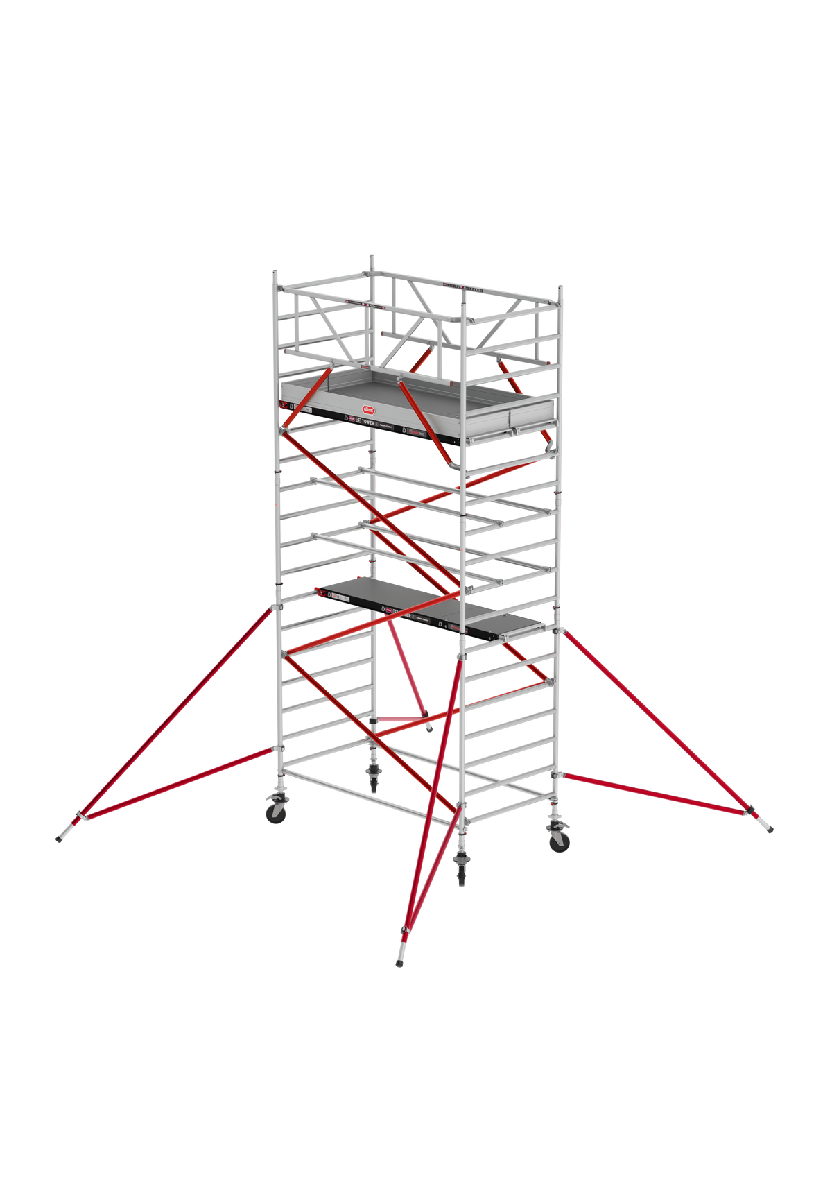 ANDAMIO ALUMINIO ALTREX RS52 TIRANTES 135x185 4,20m plataforma - 6,20m trabajo