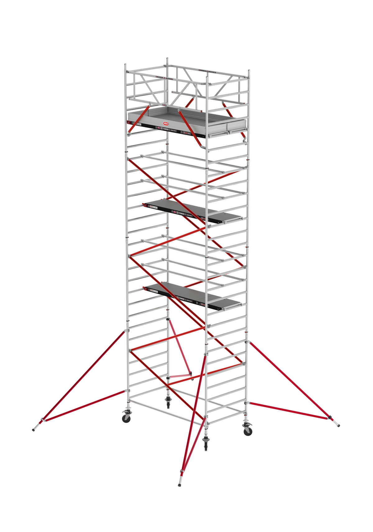 ANDAMIO ALUMINIO ALTREX RS52 TIRANTES 135x305 7,20m plataforma - 9,20m trabajo