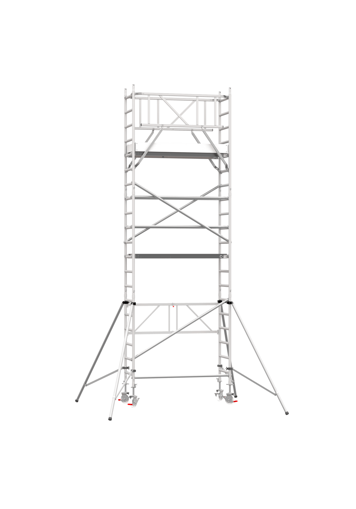 ANDAMIO ALUMINIO SCAFLINE BASE PLEGABLE PRO 75x190 4,80m plataforma - 6,80m trabajo