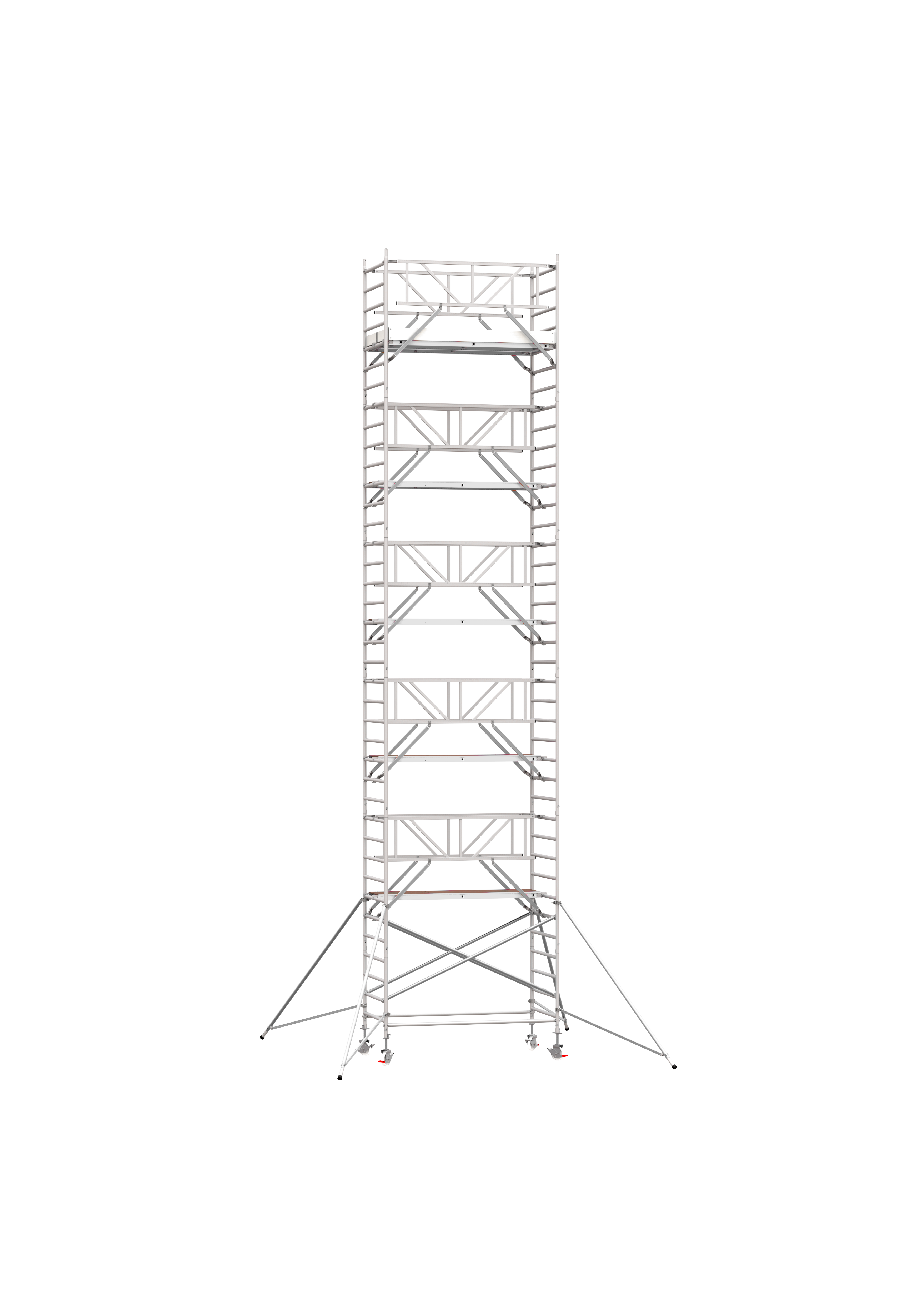 ANDAMIO ALUMINIO SCAFLINE ECO PRO PARED 135x250 10,20m plataforma - 12,20m trabajo