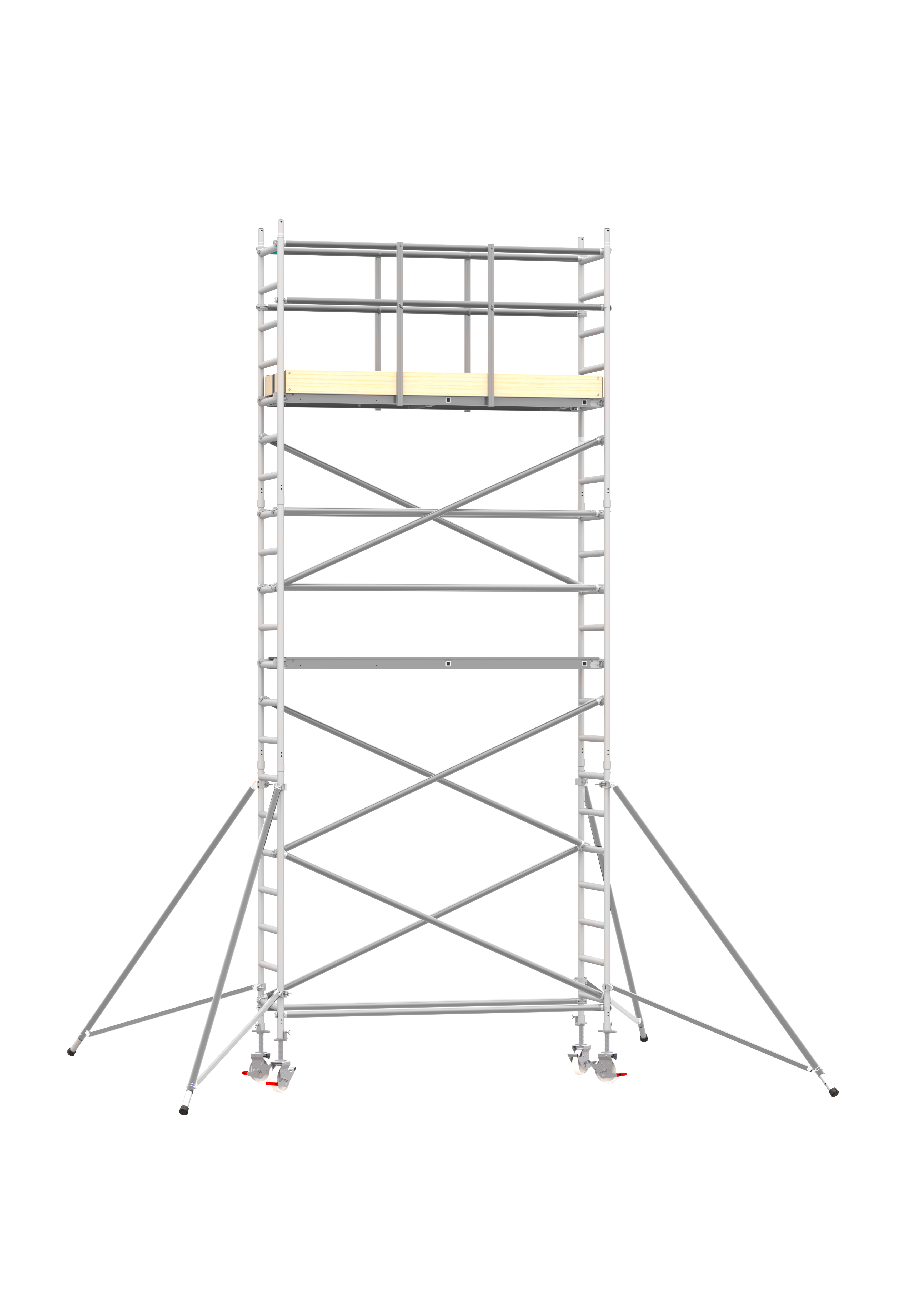 ANDAMIO ALUMINIO SCAFLINE LINE PARED 75x190 5,20m plataforma - 7,20m trabajo