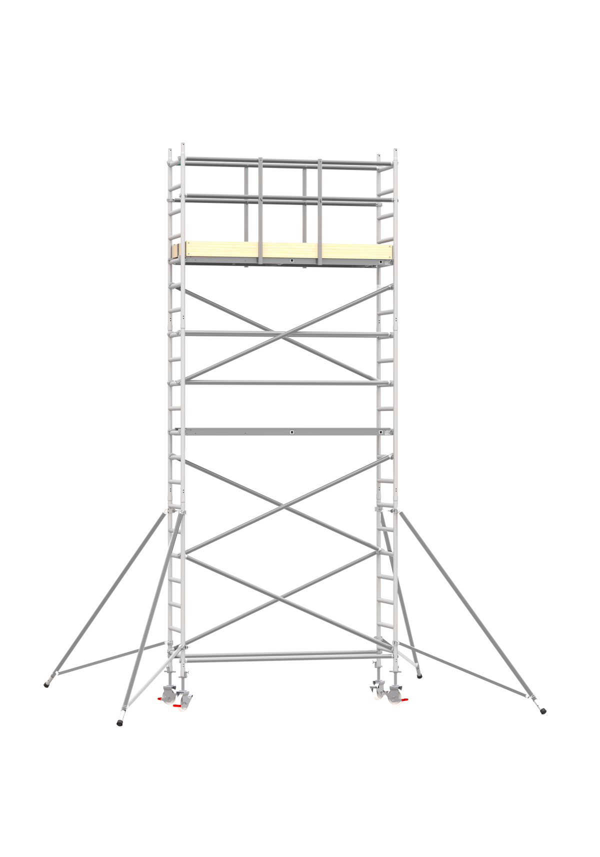 ANDAMIO ALUMINIO SCAFLINE PRO PARED 75x250 5,20m plataforma - 7,20m trabajo