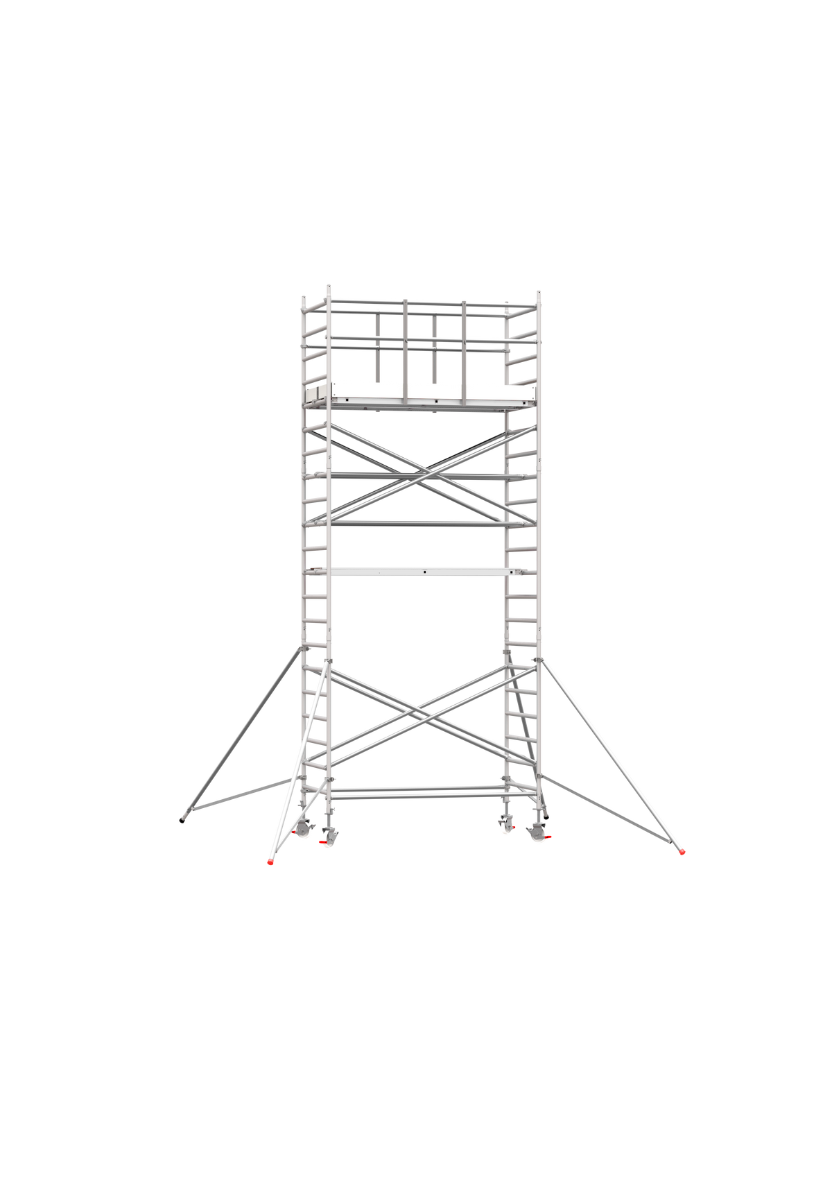 ANDAMIO ALUMINIO SCAFLINE LINE AUTOPORTANTE 135x250 5,20m plataforma - 7,20m trabajo