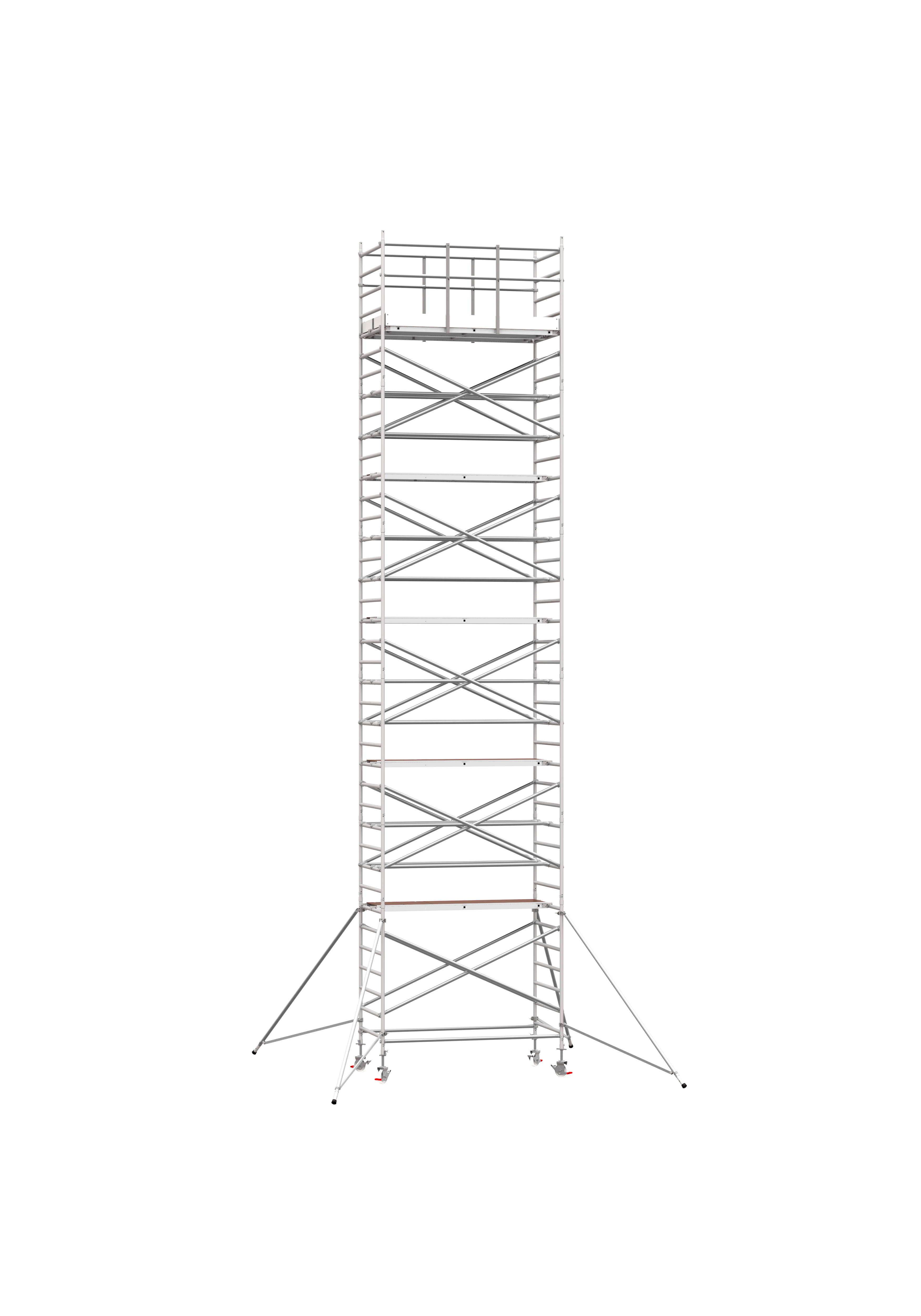 ANDAMIO ALUMINIO SCAFLINE LINE PARED 135x190 10,20m plataforma - 12,20m trabajo