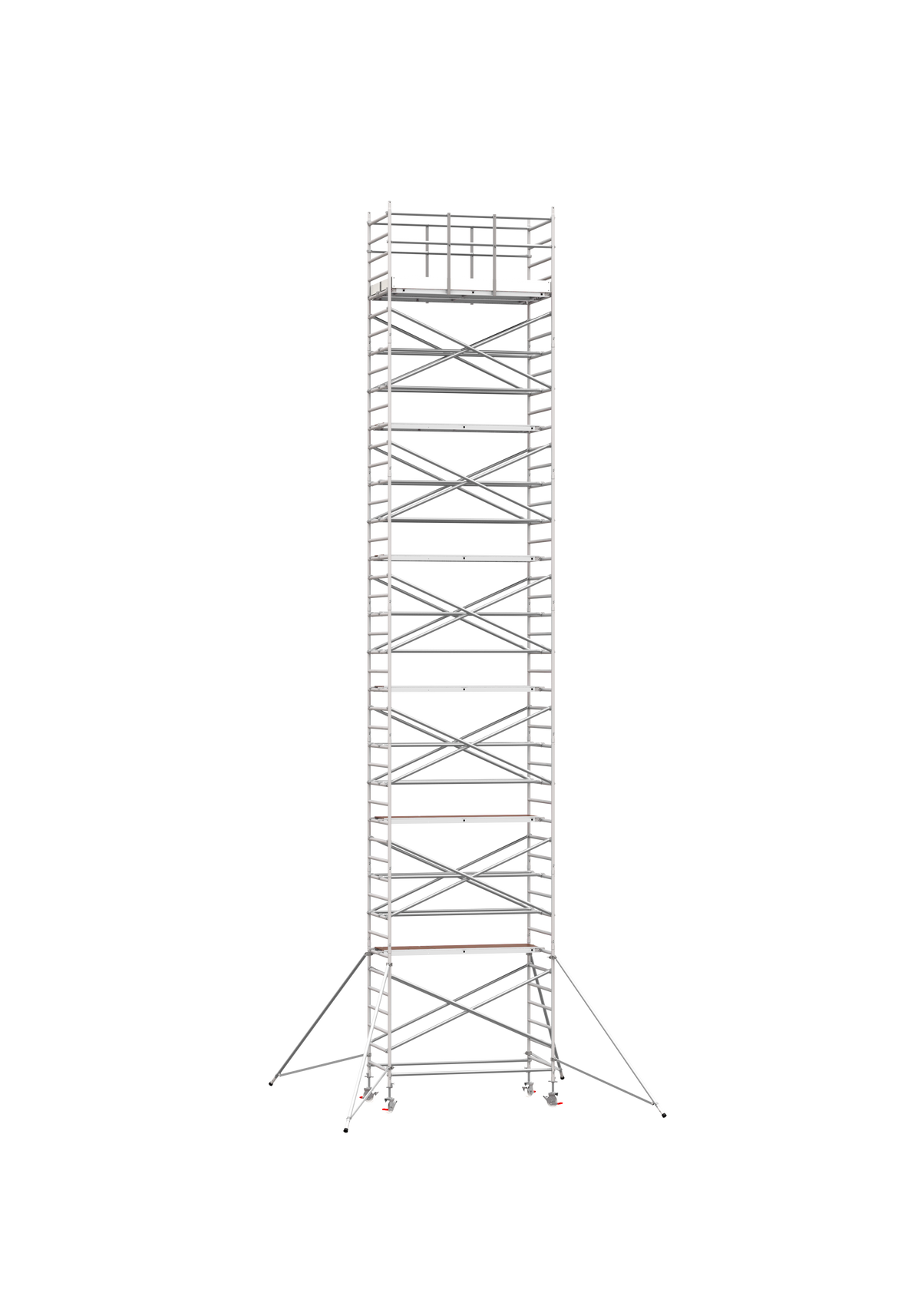 ANDAMIO ALUMINIO SCAFLINE PRO AUTOPORTANTE 135x250 12,20m plataforma - 14,20m trabajo