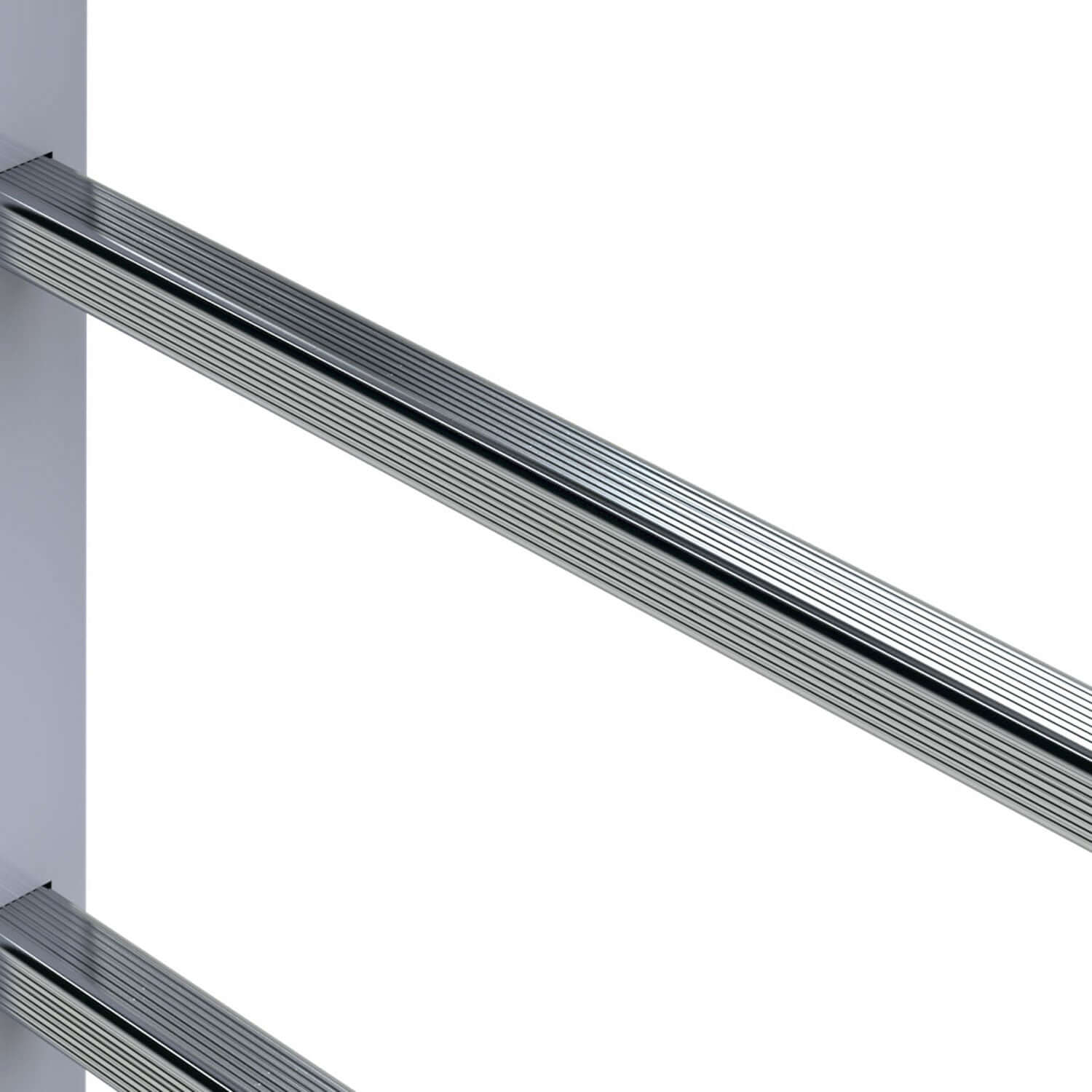 SVS0 | SVS | Escalera vertical con jaula de protección Altura de desembarco 1,52 / 1,80 m