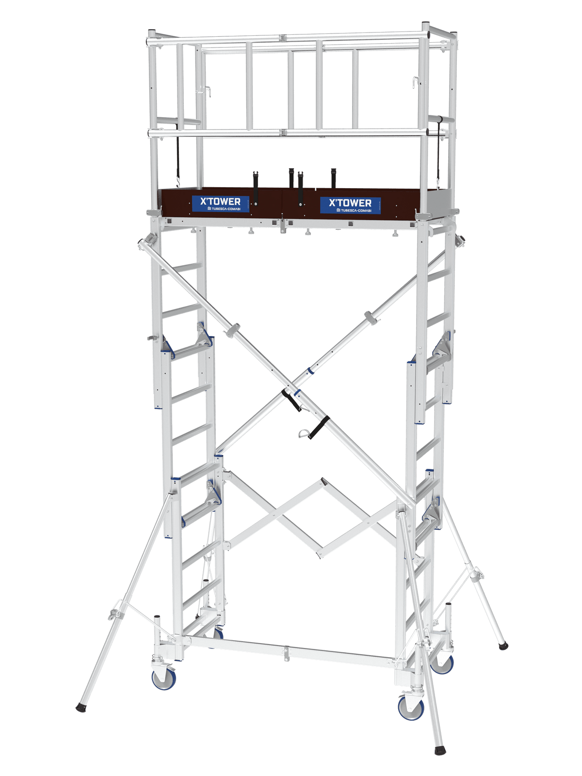 ANDAMIO ALUMINIO TUBESCA X-Tower 75x150 2,00m plataforma - 4,00m trabajo