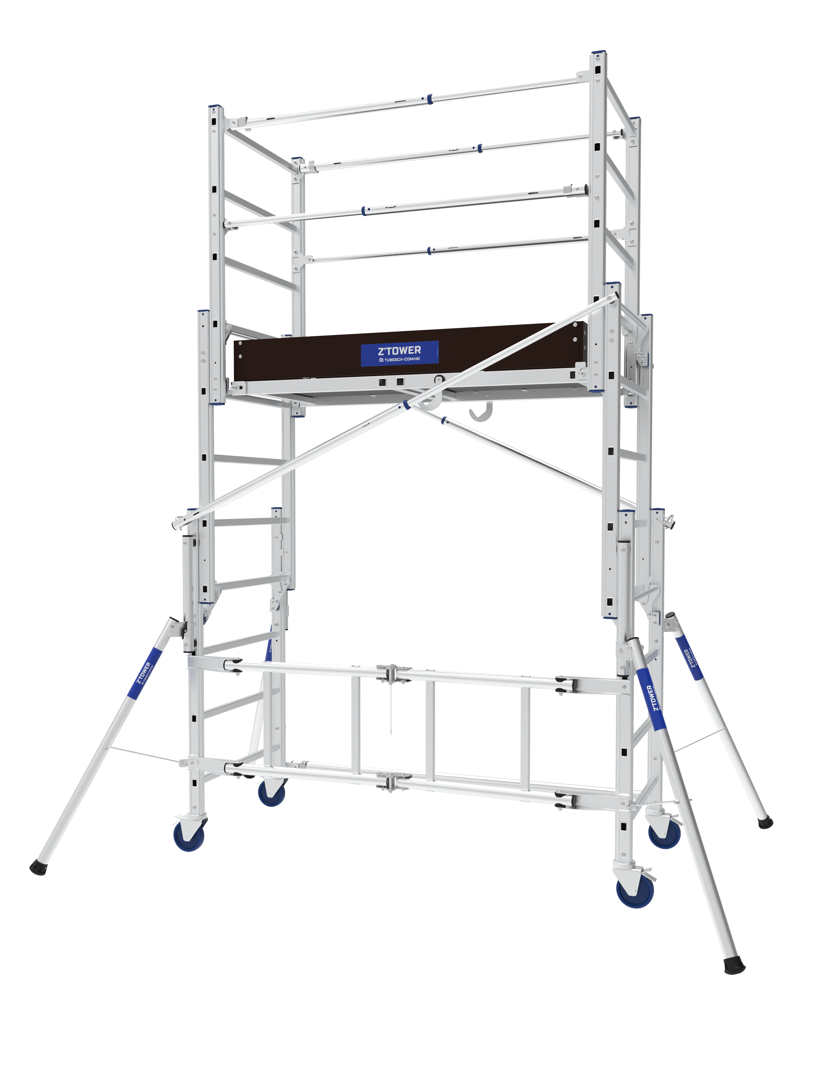 ANDAMIO ALUMINIO TUBESCA Z-Tower 75x130 1,80m plataforma - 3,80m trabajo