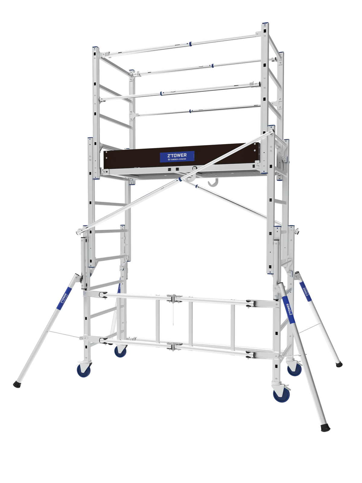 ANDAMIO ALUMINIO TUBESCA Z-Tower 75x130 1,80m plataforma - 3,80m trabajo